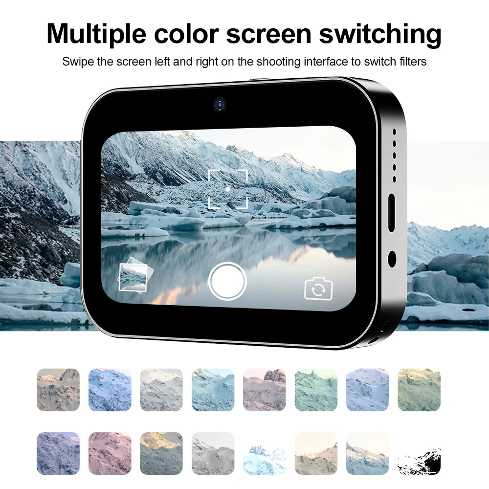 64MP 4K Digital Camera with Touchscreen