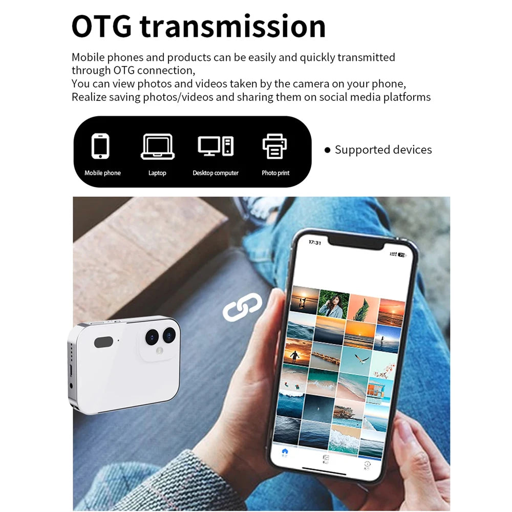 64MP 4K Digital Camera with Touchscreen