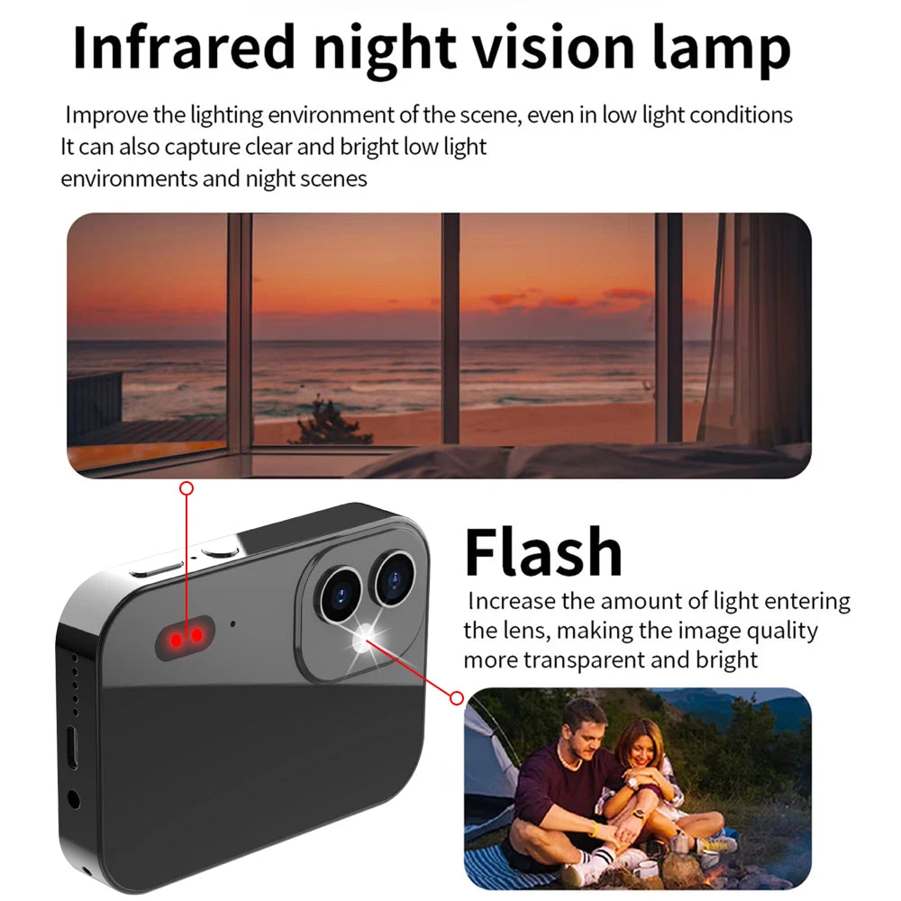 64MP 4K Digital Camera with Touchscreen